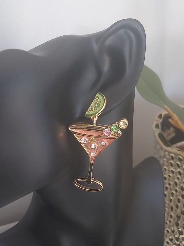 Martini Glass Earrings